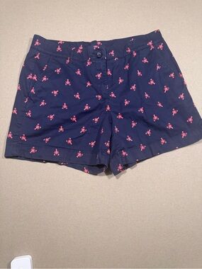 Nautica Women’s Navy Shorts with lobster print 12